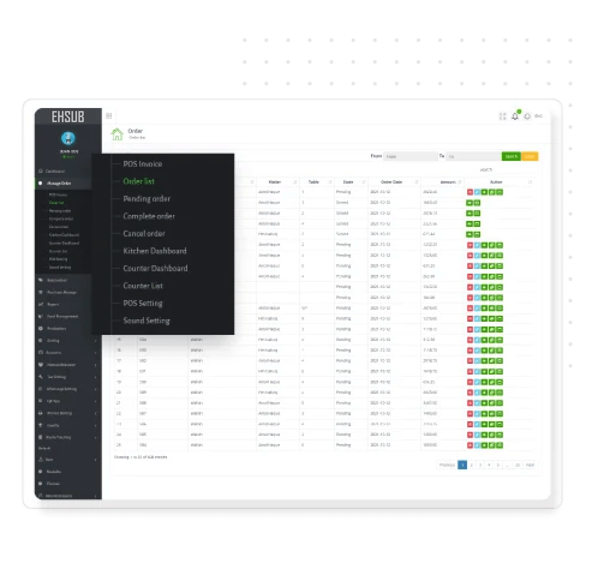 جمع ومراجعة فواتير نقاط البيع